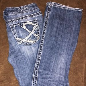 Aiko Bootcut Silver Jeans